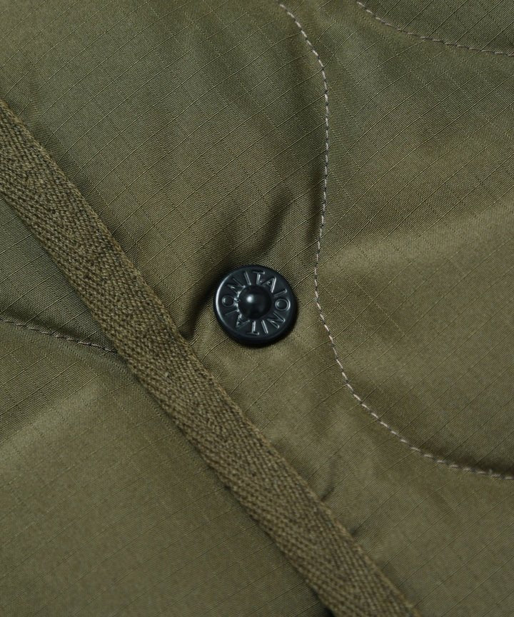 Taion - Unisex military crew neck down jacket - Dark Olive - Vestes et Manteaux - 104B2ML-1