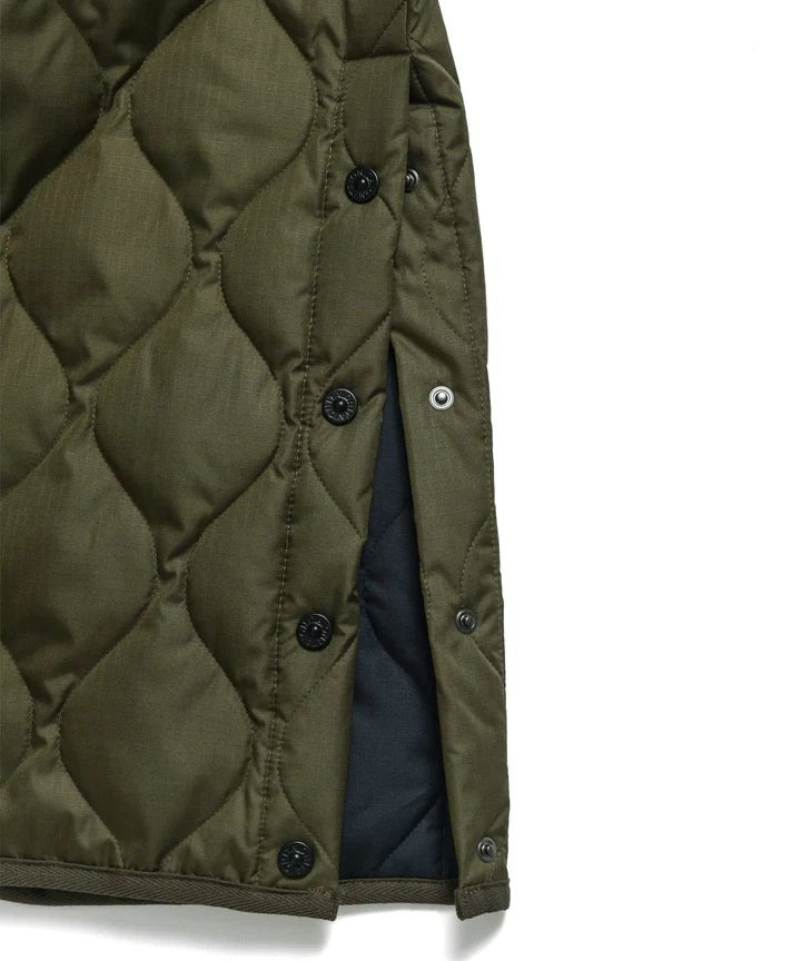 Taion - Unisex military crew neck down jacket - Dark Olive - Vestes et Manteaux - 104B2ML-1