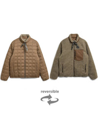 Taion - Veste Réversible R102MB - Light Brown & Beige - Vestes et Manteaux - TAION - R102MB