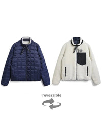 Taion - Veste Réversible R102MB - Navy & Ivory - Vestes et Manteaux - TAION - R102MB