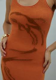 House Of Sunny - The Goldfish Hockney Dress - Marigold