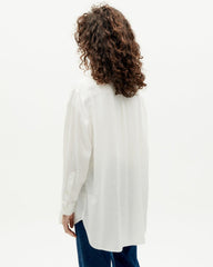 Thinking Mu Femme - Gia Oversize Blouse - White-Chemisier-WBL00084