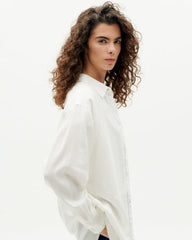 Thinking Mu Femme - Gia Oversize Blouse - White-Chemisier-WBL00084