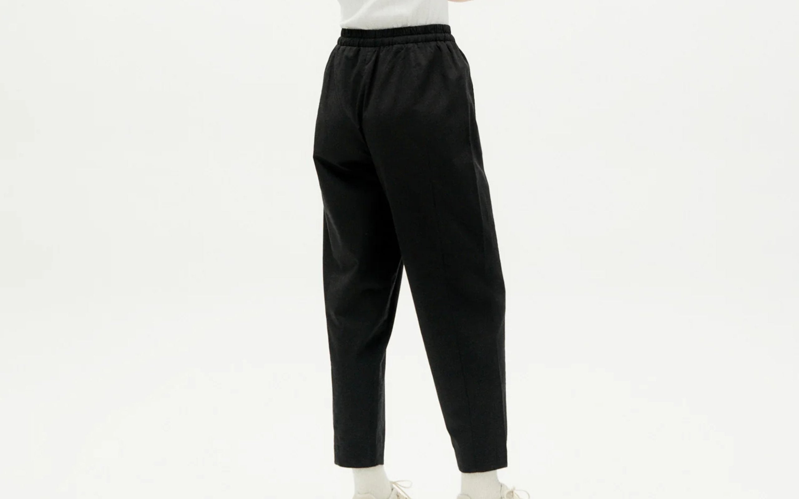 Thinking Mu Femme - Esther Pants - Black-Jupes et Pantalons-WPTT00189