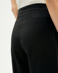 Thinking Mu Femme - Karina Pants - Black-Jupes et Pantalons-WPT00148