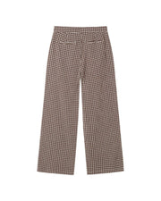 Thinking Mu Femme - Karina Pants - Chocolate Seersucker-Jupes et Pantalons-WPT00175