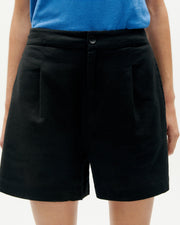 Thinking Mu Femme - Narciso Short - Black - Pantalons et Shorts - WST00030