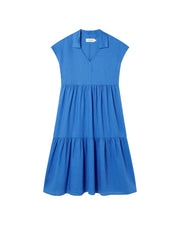 Thinking Mu Femme - Ona Dress - Heritage Blue-Robe-WDR00230