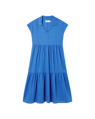 Thinking Mu Femme - Ona Dress - Heritage Blue-Robe-WDR00230