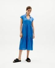 Thinking Mu Femme - Ona Dress - Heritage Blue-Robe-WDR00230