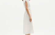 Thinking Mu Femme - Undyed Loop Gretel Dress - White-Robes-