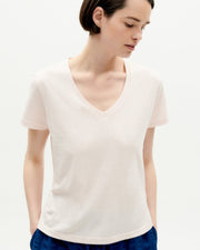 Thinking Mu Femme - T-shirt Clavel - Creamy Pink-T-shirt-WTS00382
