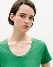 Thinking Mu Femme - T-shirt Regina - Green Clover-T-shirt-WTS00381