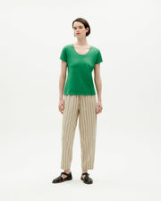 Thinking Mu Femme - T-shirt Regina - Green Clover-T-shirt-WTS00381
