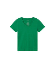 Thinking Mu Femme - T-shirt Regina - Green Clover-T-shirt-WTS00381