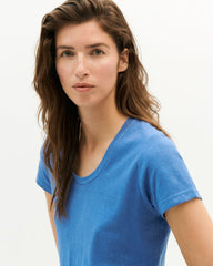 Thinking Mu Femme - T-shirt Regina - Heritage Blue-T-shirt-WTS00308