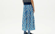 Thinking Mu Femme - Small Butterfly Tora Skirt - Blue--WSK00111
