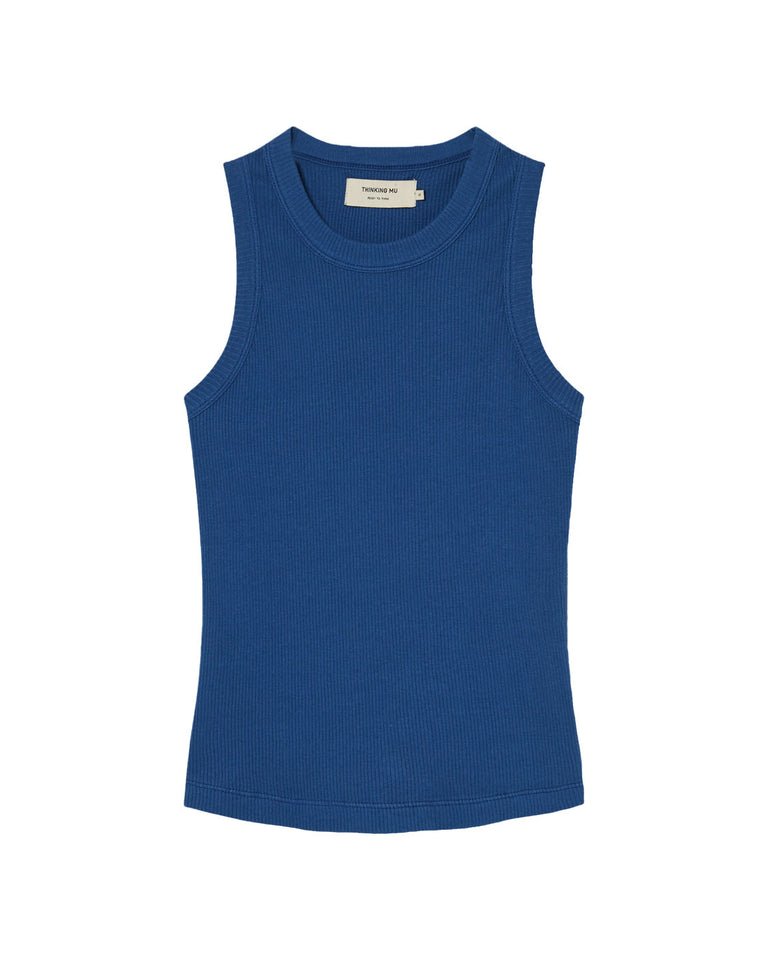 Thinking Mu Femme - Top Juliette - Klein Blue-Tops-WTP00085