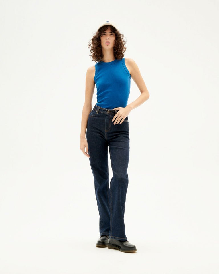 Thinking Mu Femme - Top Juliette - Klein Blue-Tops-WTP00085