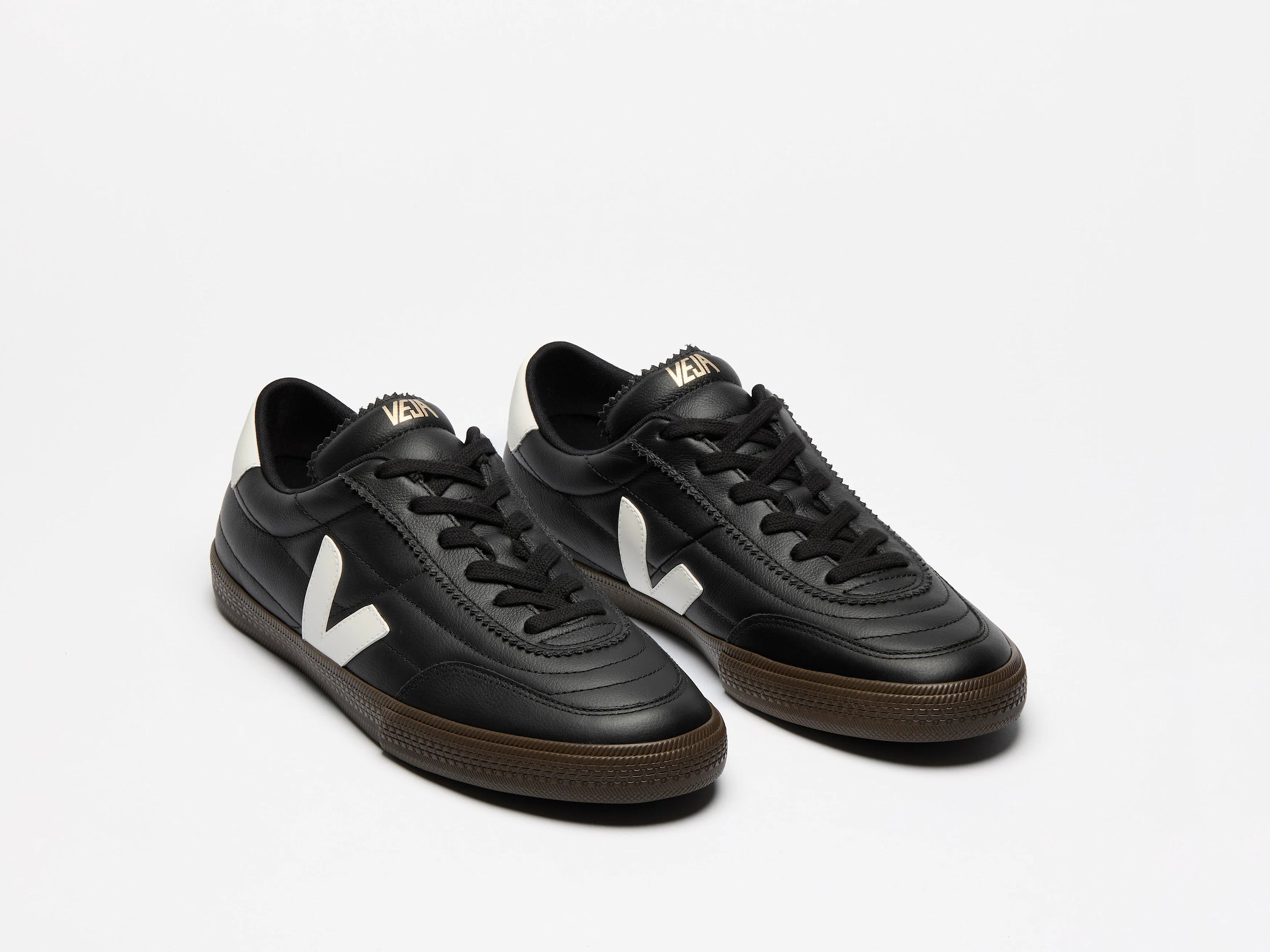 Veja - Panenka Leather - Black White - Chaussures - FU2020707B