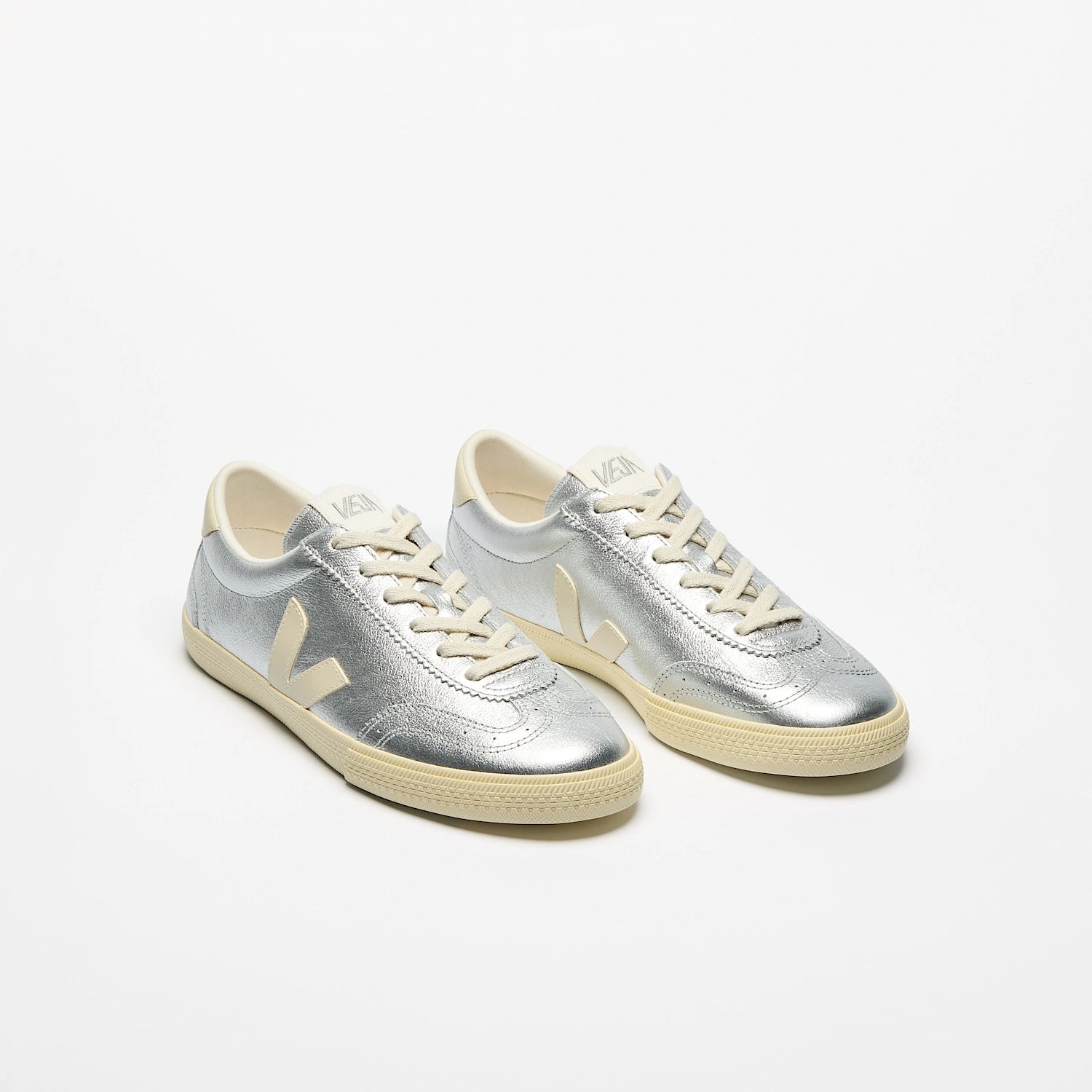 Veja - Volley Leather - Silver Pierre - Chaussures - VO2020749A
