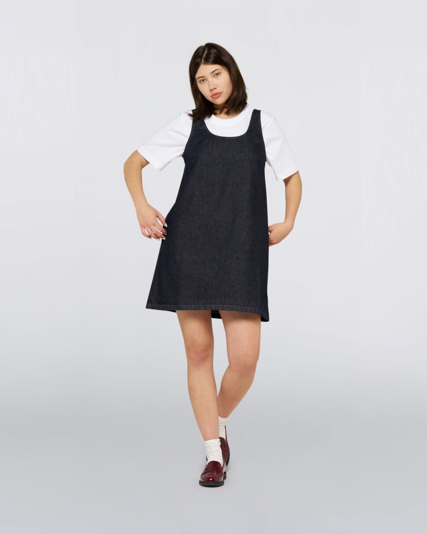 Edwin - W' Ivy Dress - Blue Rinsed