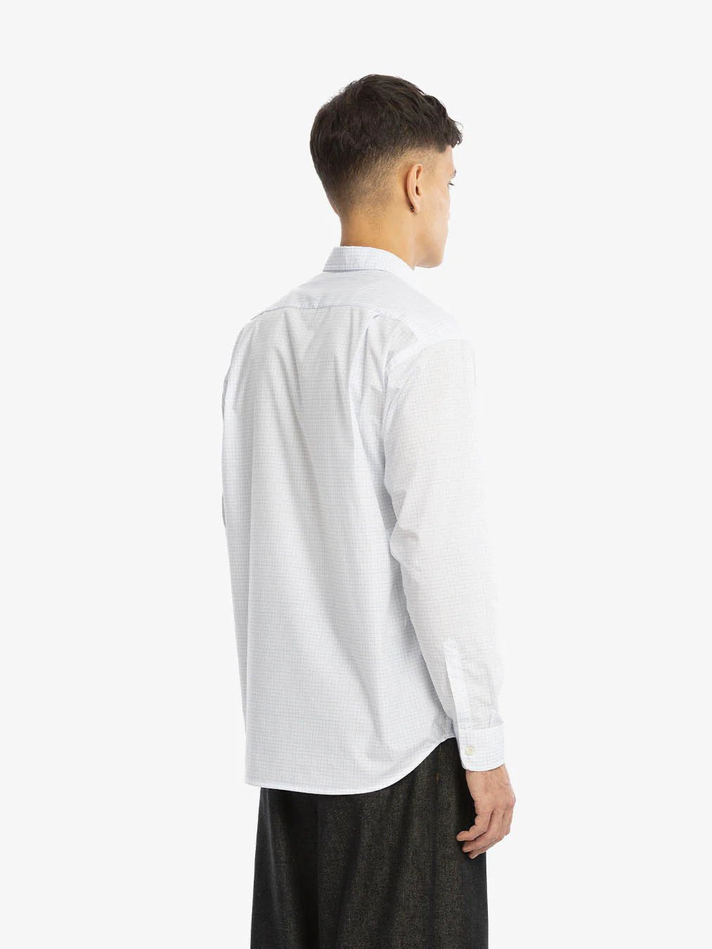 Walk in Paris - Plaid Oxford Shirt - White/Blue - Chemises - 