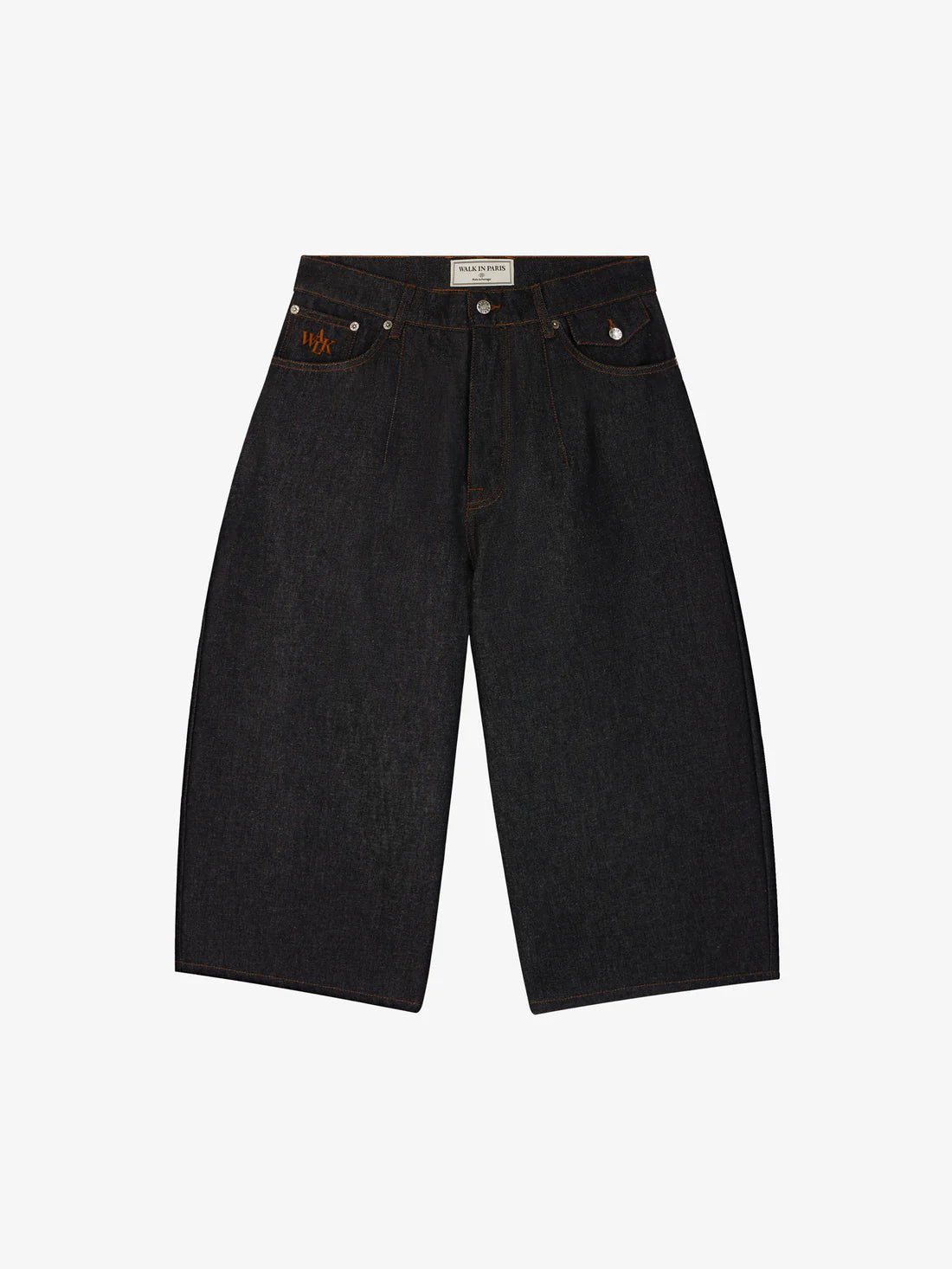 Walk in Paris - Indigo Denim Balloon shorts - Pantalons et Shorts - 