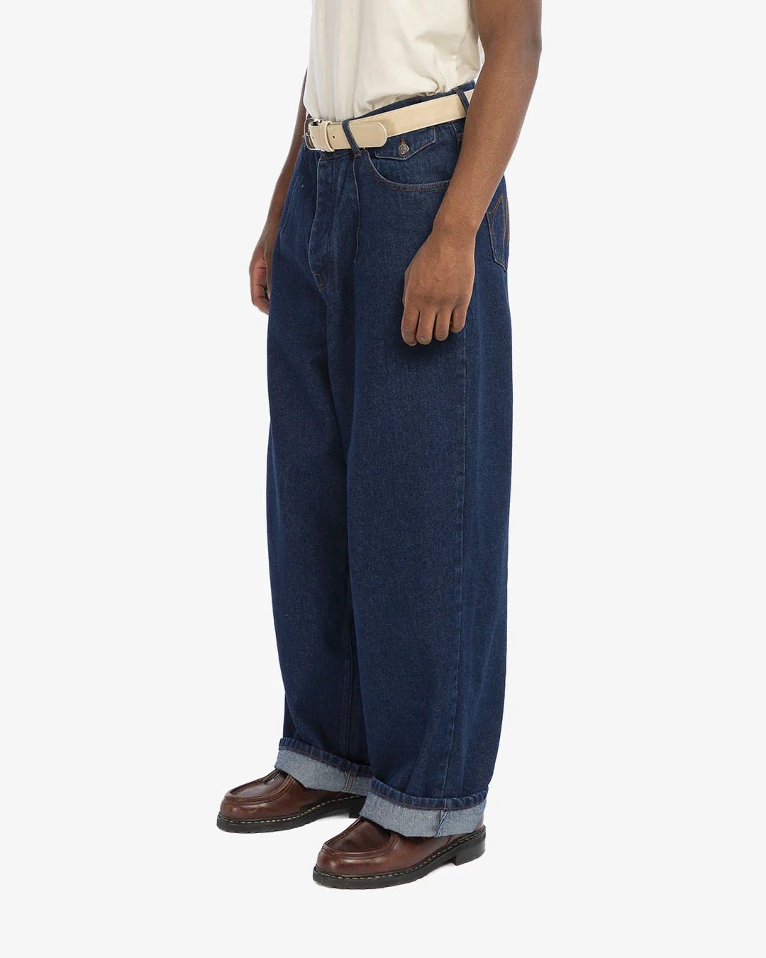 Walk in Paris - Original Wash Denim Balloon pant - Pantalons et Shorts - 