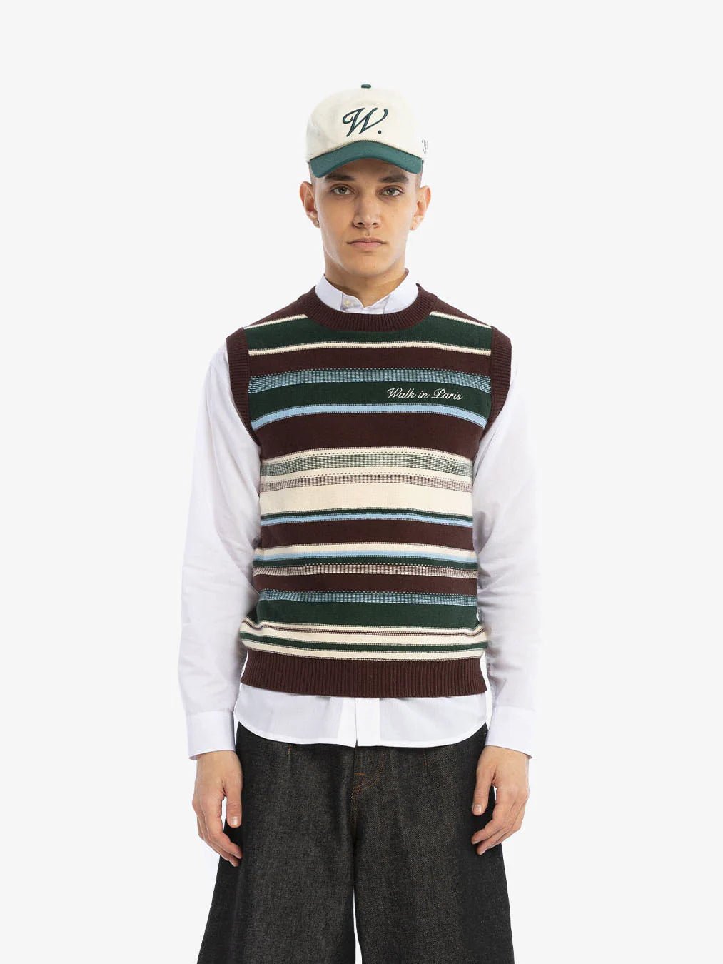 Walk in Paris - Grandpa sleeveless knit top - Pulls et Sweats - 