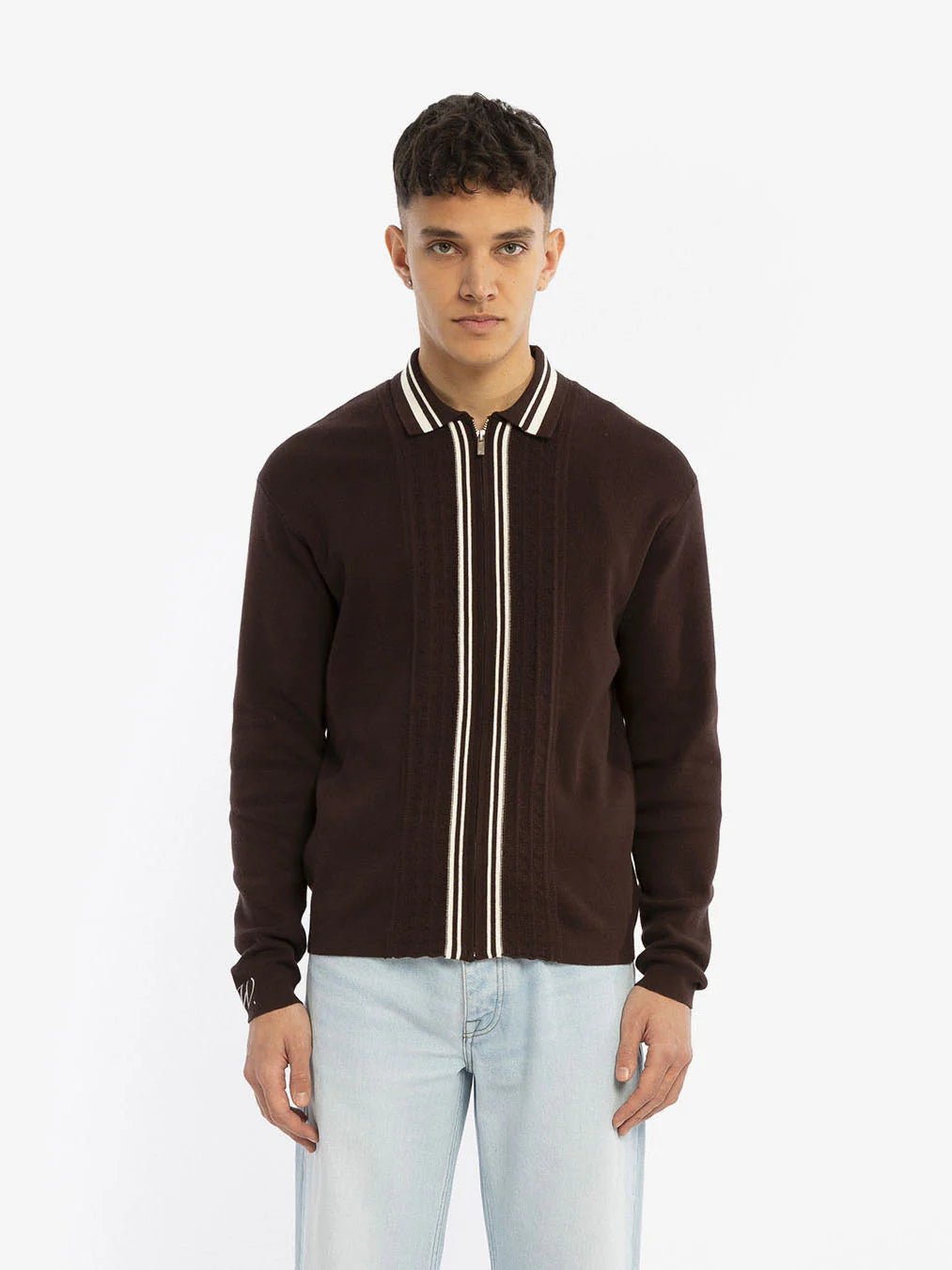 Walk in Paris - Longsleeve Knit Cardigan - Brown - Pulls et Sweats - 