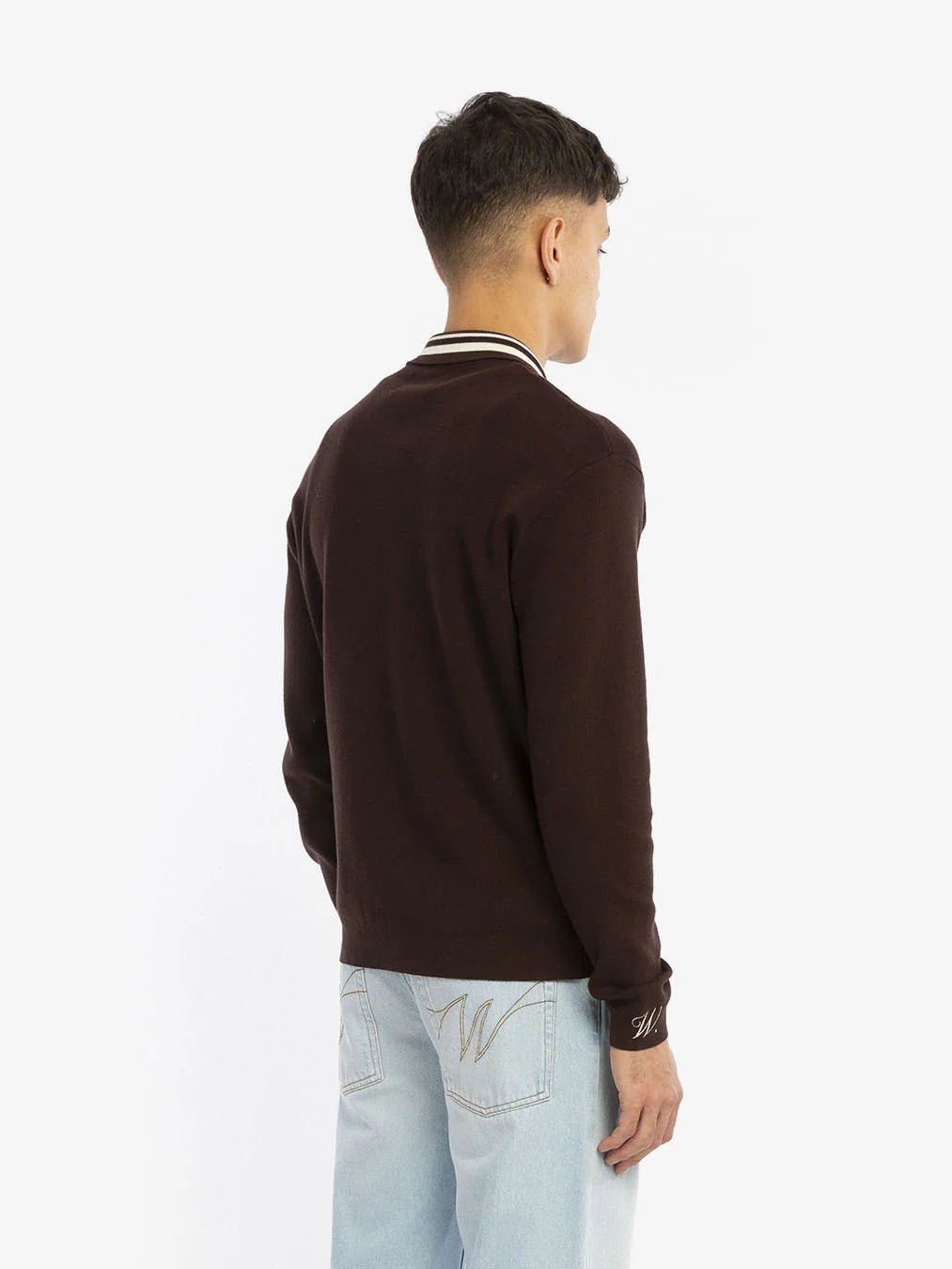 Walk in Paris - Longsleeve Knit Cardigan - Brown - Pulls et Sweats - 