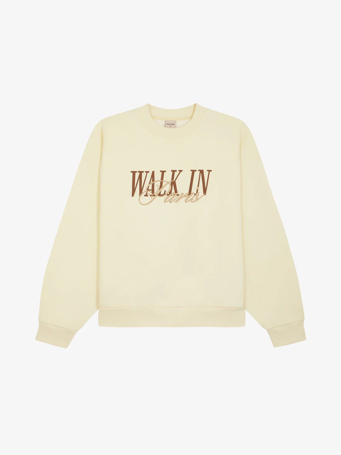 Walk in Paris - WIP Logo Crewneck Sweatshirt - Beige - Pulls et Sweats - 