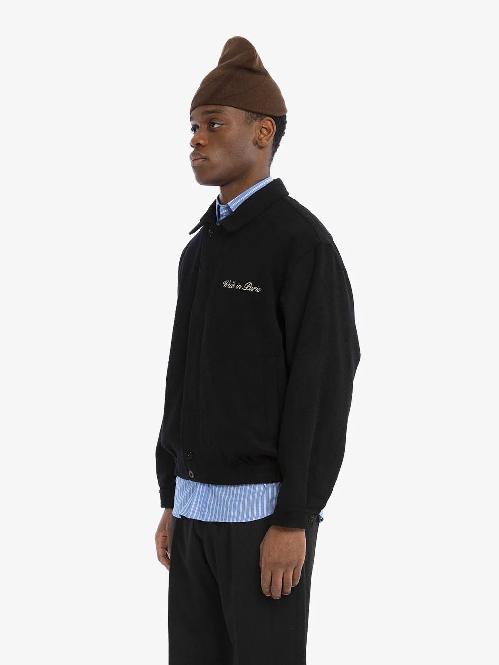 Walk in Paris - Black Heritage Wool Jacket - Black - Vestes et Manteaux - 