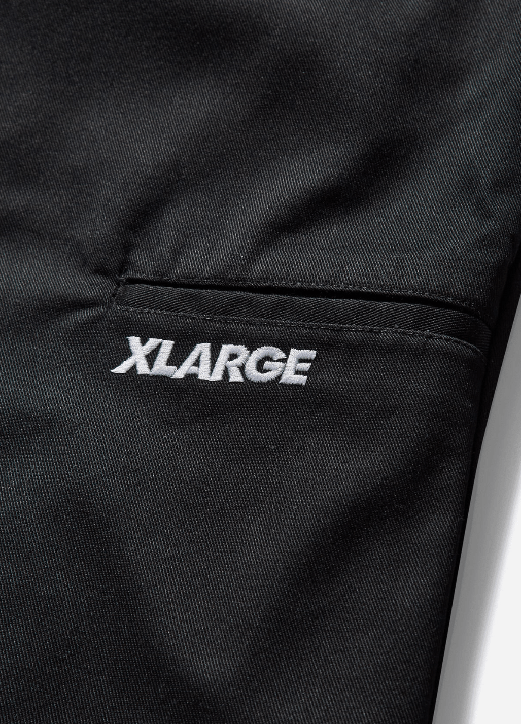 XLARGE - Embroidered Work Pants - Black - Pantalons et Shorts - 201251031004S