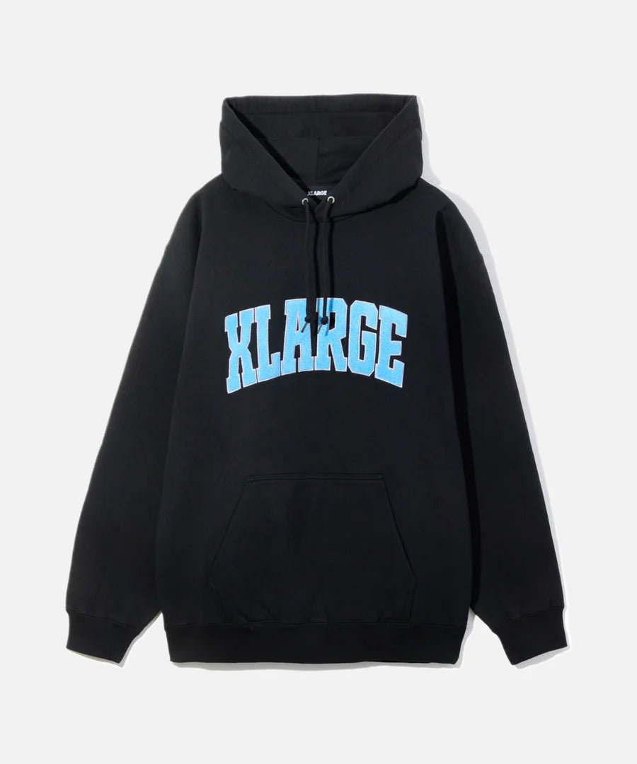 XLarge - Chenille Logo Hooded Sweatshirt - Black - Pulls et Sweats - F201253012007