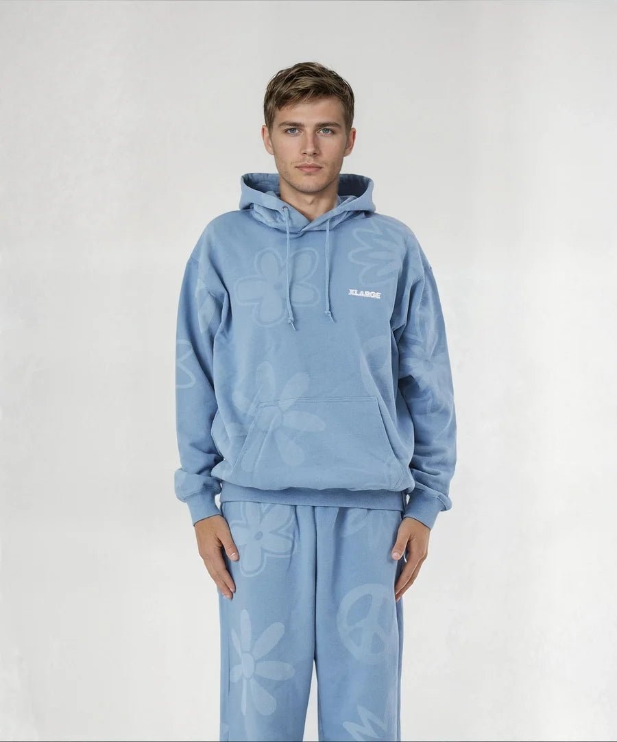 XLarge - Peace Hooded Sweatshirt - Light Blue - Pulls et Sweats - F201253012008
