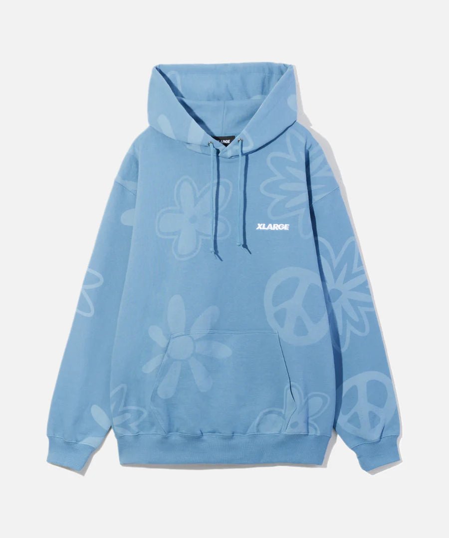 XLarge - Peace Hooded Sweatshirt - Light Blue - Pulls et Sweats - F201253012008