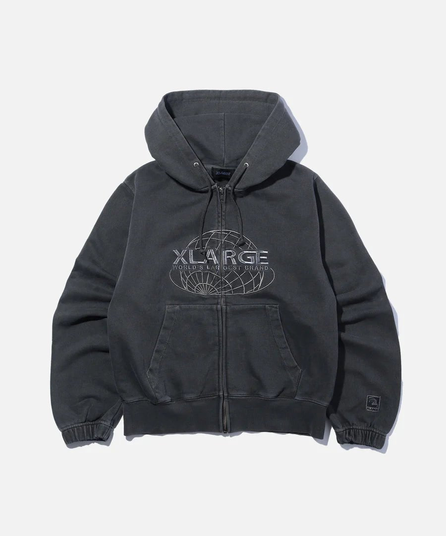 XLarge - World's Largest Brand Slim Zip Hooded Sweatshirt - Black - Pulls et Sweats - 201261012011