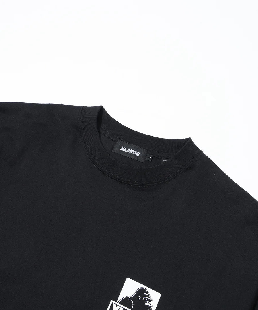 XLarge - Backside Og S/S Tee - Black - T-shirts - F201253011001