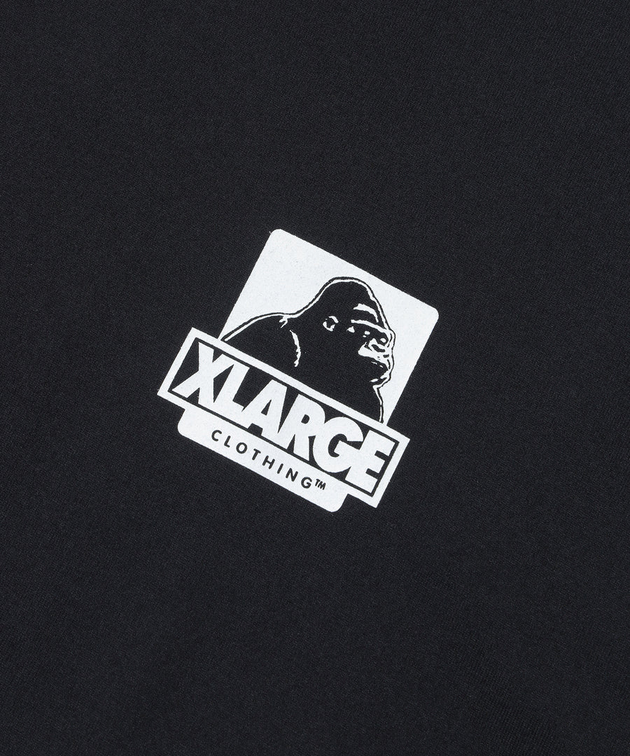 XLarge - Backside Og S/S Tee - Black - T-shirts - F201253011001