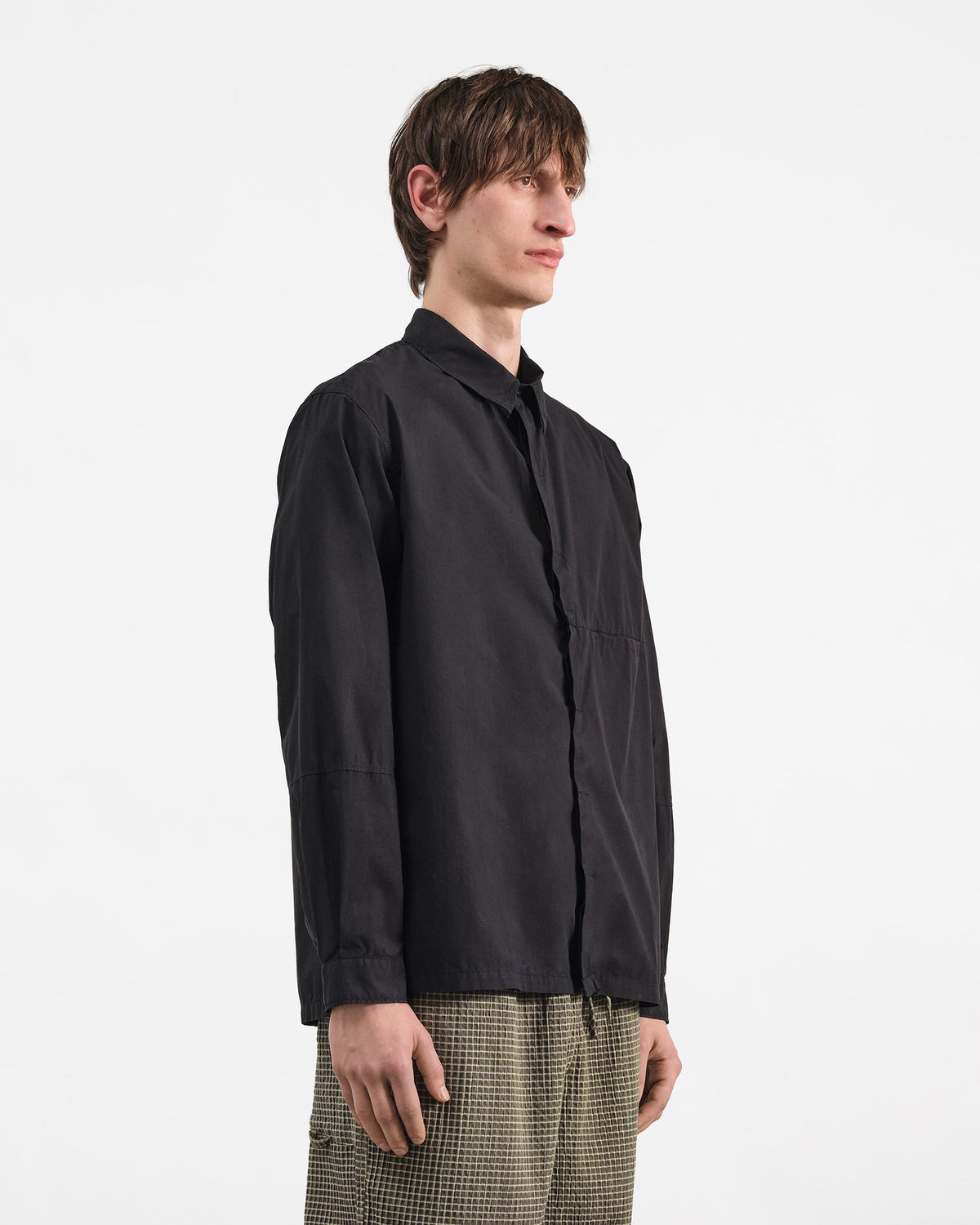 YMC – Surchemise Blackout – Noir-Chemises-P2BAI