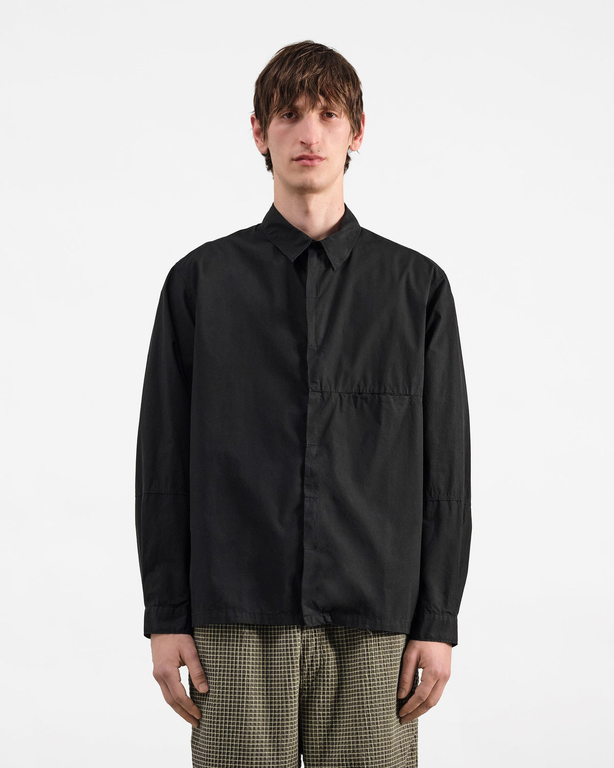 YMC – Surchemise Blackout – Noir-Chemises-P2BAI