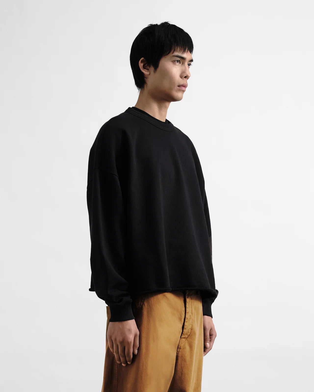YMC - Studio Sweatshirt Black - Pulls et Sweats - QTZAC