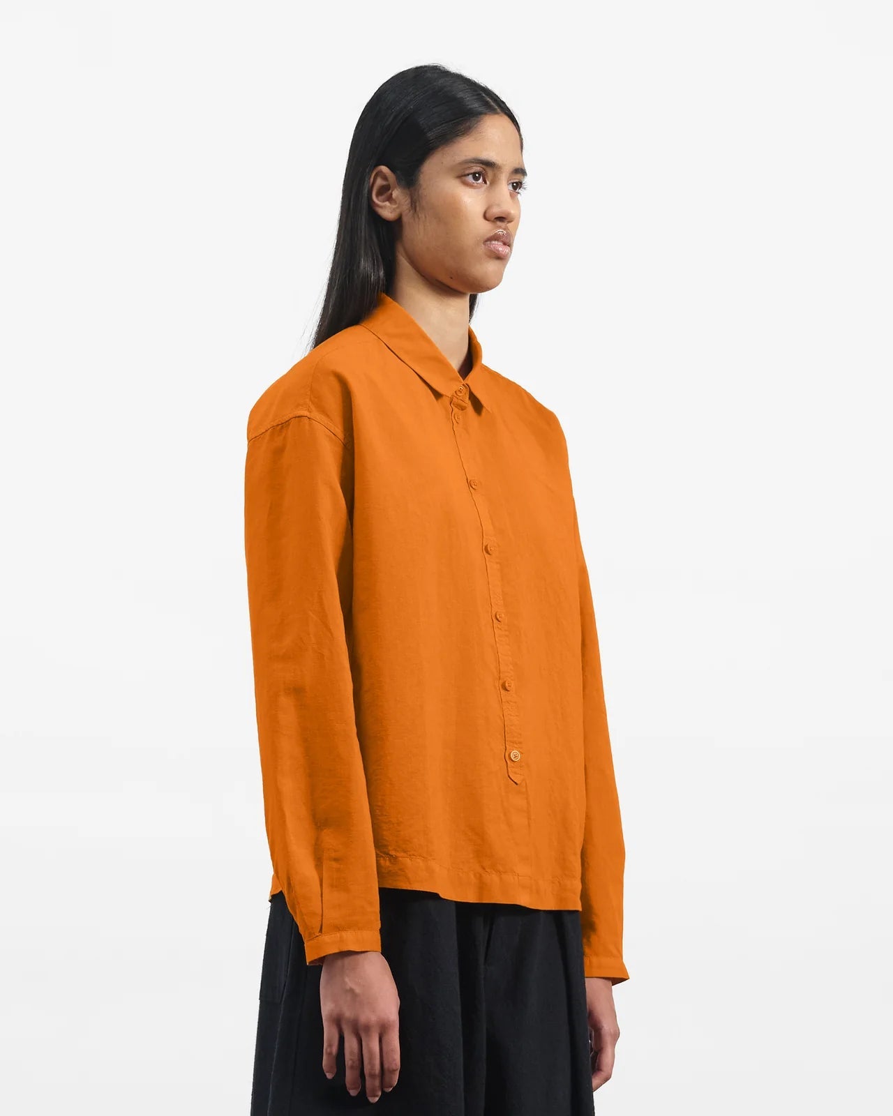 YMC - Marianne Shirt - Orange - Tops - Q2AAE