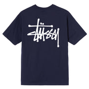 Stussy - Basic Stussy Tee Navy-T-shirts-1904500