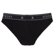 Stussy - Culotte noire - Classic Brief Black-Accessoires-213038P