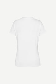 Samsoe Samsoe Femme- Solly Tee 205 Solid T-shirt White-Tops-205