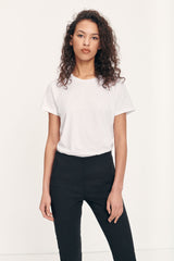 Samsoe Samsoe Femme- Solly Tee 205 Solid T-shirt White-Tops-205