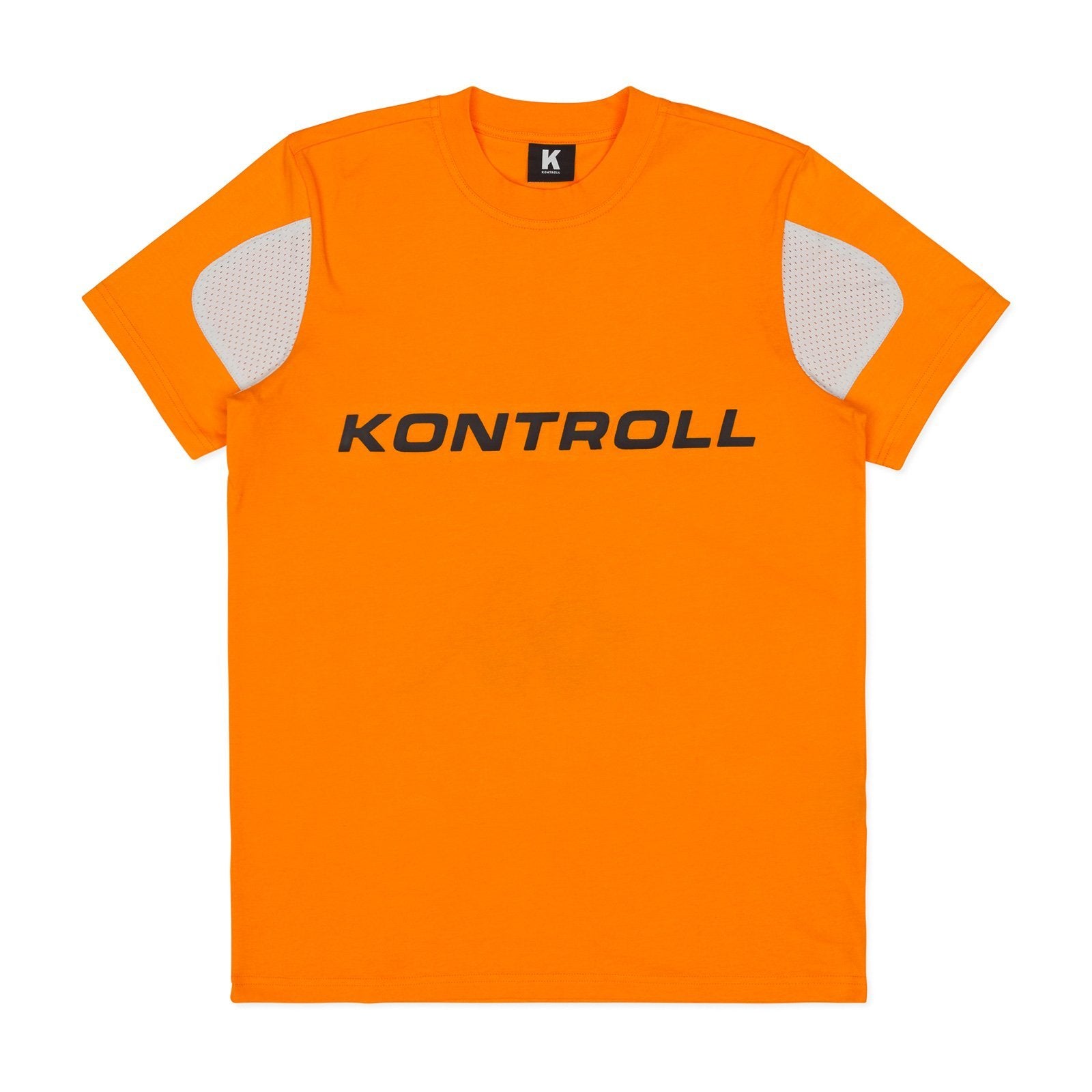 Kappa Kontroll - Omini - Tee-Shirt Orange avec empiècements Gris silver-T-shirts-
